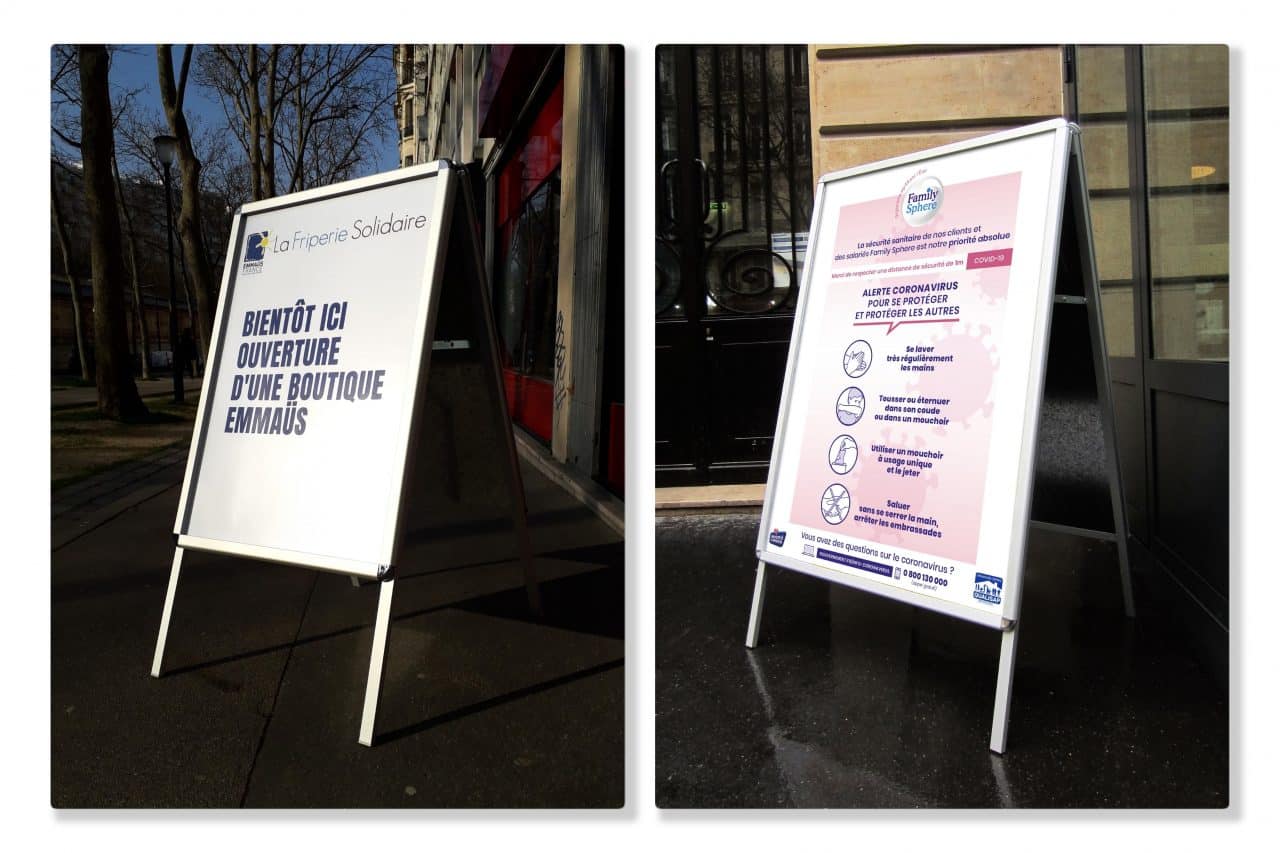 Supports publicitaires - Au Bon Signe Parisien