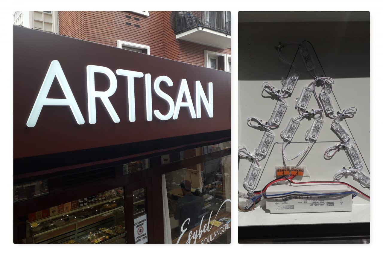 Au Bon Signe Parisien - Signalétique - Vitrophanies - Enseignes Enseignes et lettres - Au Bon Signe Parisien