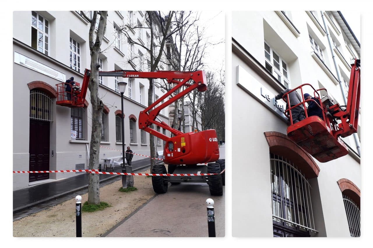 Enseignes et lettres - Au Bon Signe Parisien