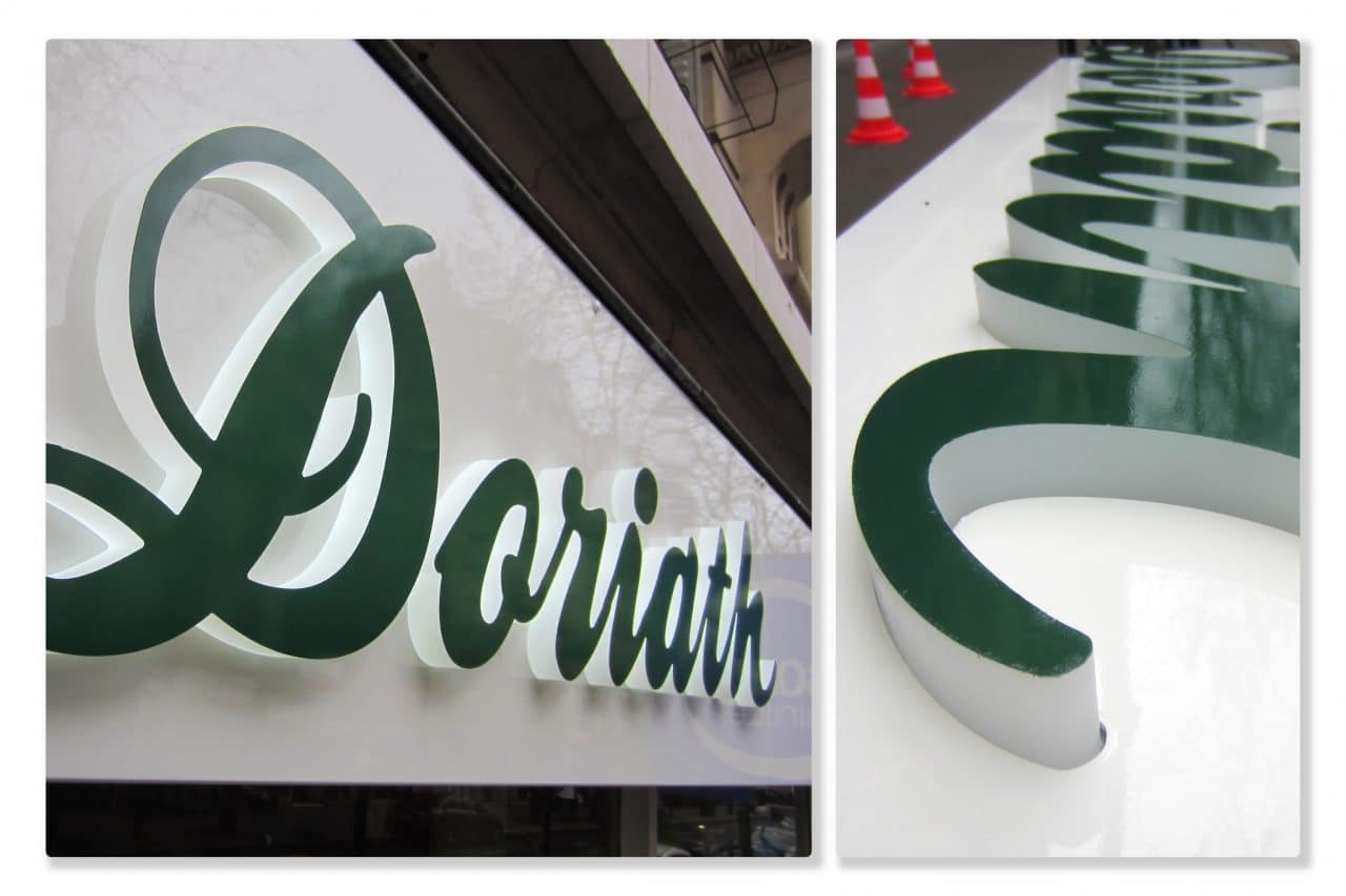 Au Bon Signe Parisien - Signalétique - Vitrophanies - Enseignes